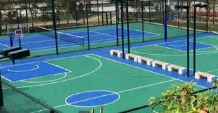 【杭州泰奥体育官网】塑胶篮球场施工壁球馆施工专业体育工程公司(图1)