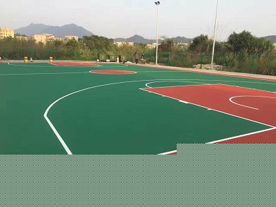果洛承接（硅pu球场建设）硅pu篮球场面层铺设众建宏体育材料厂家(图2)