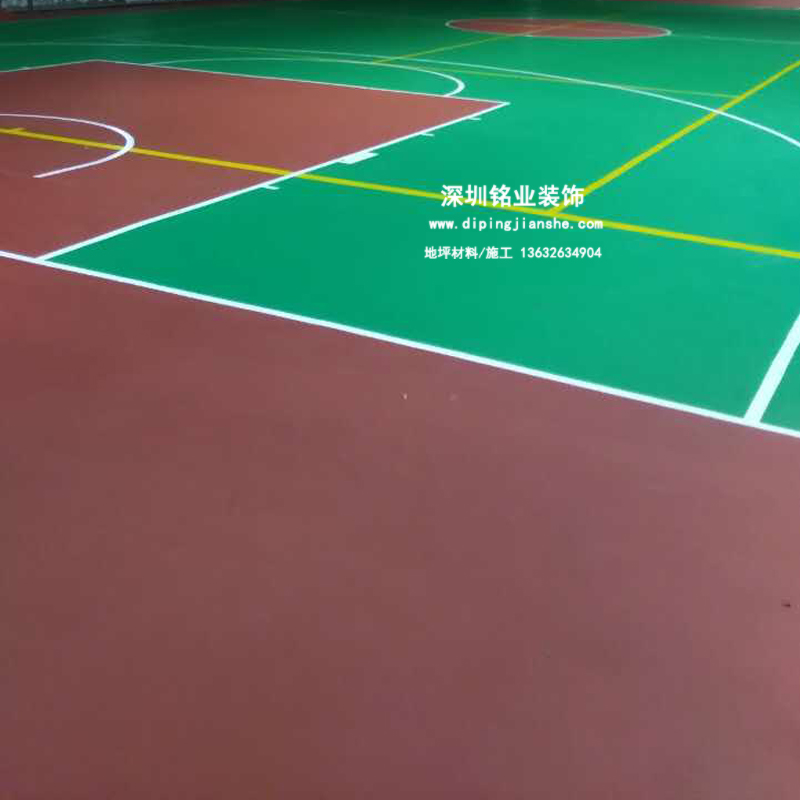 建造一个硅PU篮球场需要用到哪些材料(图1)