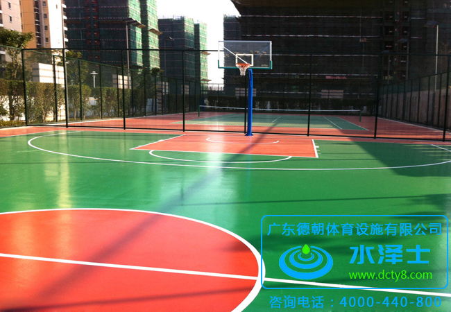 硅PU球场材料 的优点有哪些？(图1)