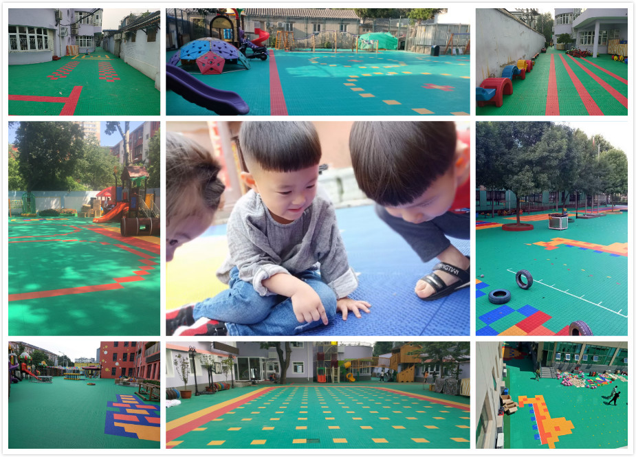 幼儿园升级改造利器——悬浮式拼装地板(图1)