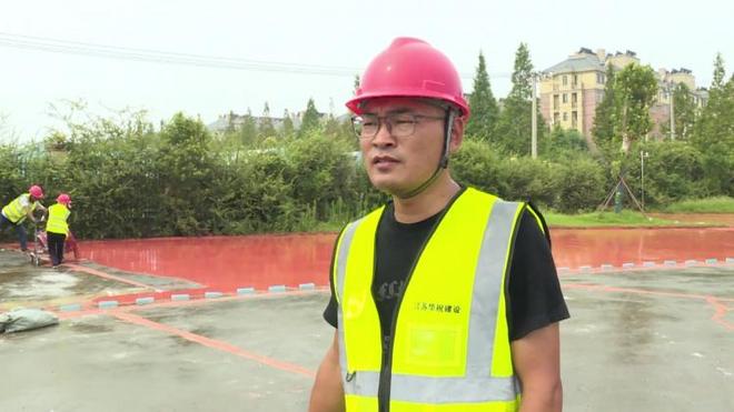跑道翻新食堂重建 宿城区25所学校加紧“焕新”迎开学(图1)