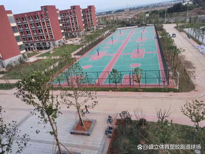 硅PU球场地坪材料(图1)