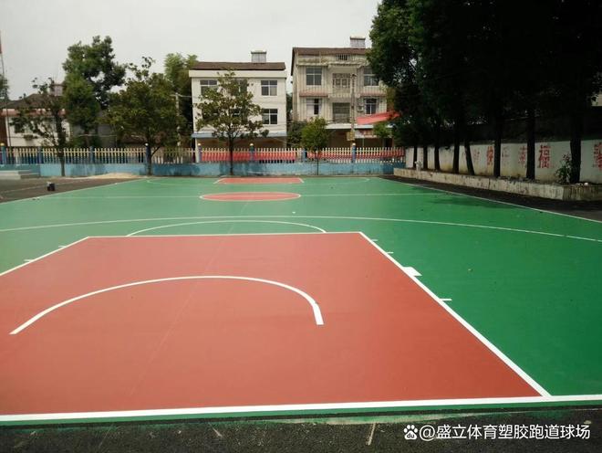 硅PU塑胶篮球场价格(图1)