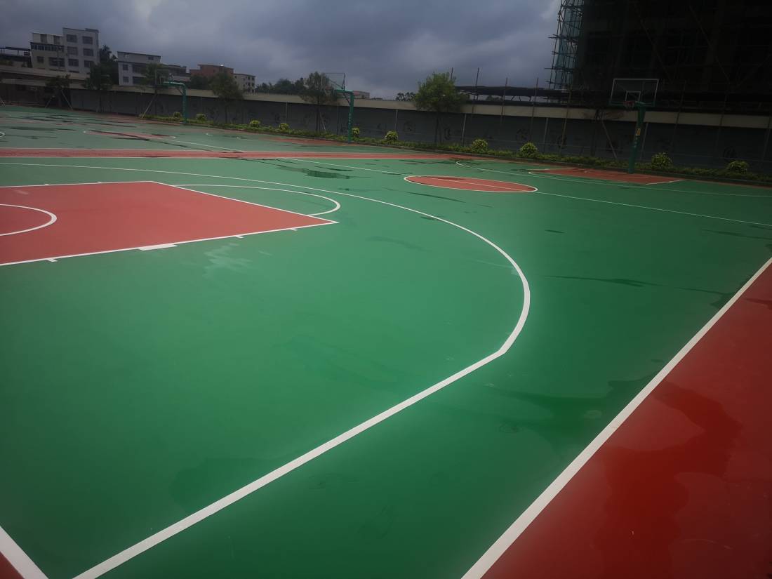 篮球场pu塑胶地面价格(图1)