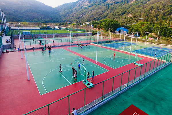 硅PU塑胶球场施工标准流程(图1)