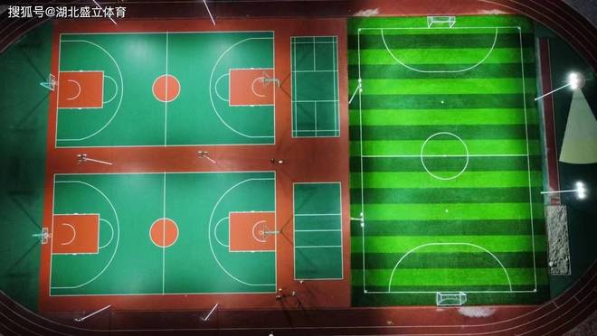 硅PU篮球场地面(图1)