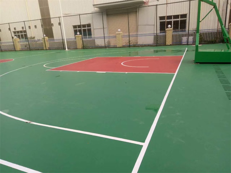 硅pu篮球场施工步骤(图1)