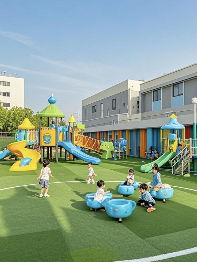 幼儿园都在铺的人造草坪到底哪里好？(图3)
