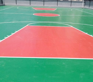 塑胶篮球场造价（硅PU篮球场）(图1)