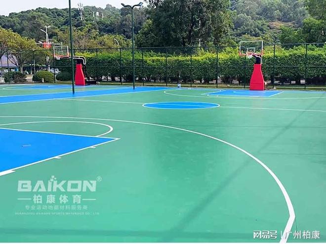 广州硅PU+弹性丙烯酸球场(图1)