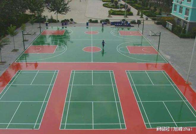 运动场硅PU篮球场技术应用与院校场景实践(图3)