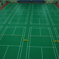 塑胶硅PU篮球场渗水防滑操场球场跑道施工材料(图1)