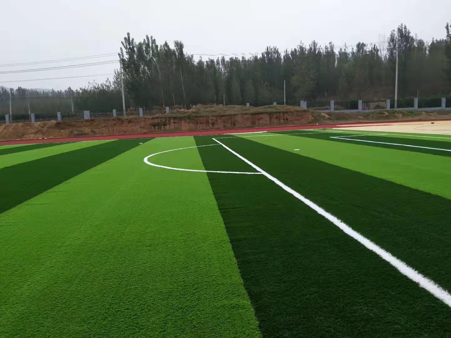 山东乐陵：人造草坪出口忙(图1)