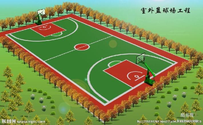 万全区室内外硅PU球场施工硅PU塑胶球场(图2)