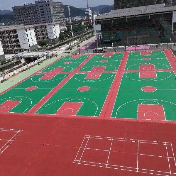 晋城硅pu篮球场 弹性丙烯酸网球场施工-搜了网(图1)