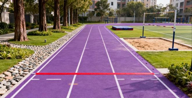 中小学社区如何选？2025年高性价比塑胶跑道品牌推荐(图1)