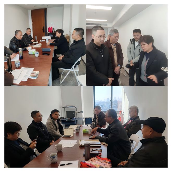 市住建局一行赴市老科协绿色经济分会调研新型塑胶跑道（场地）研发项目(图1)