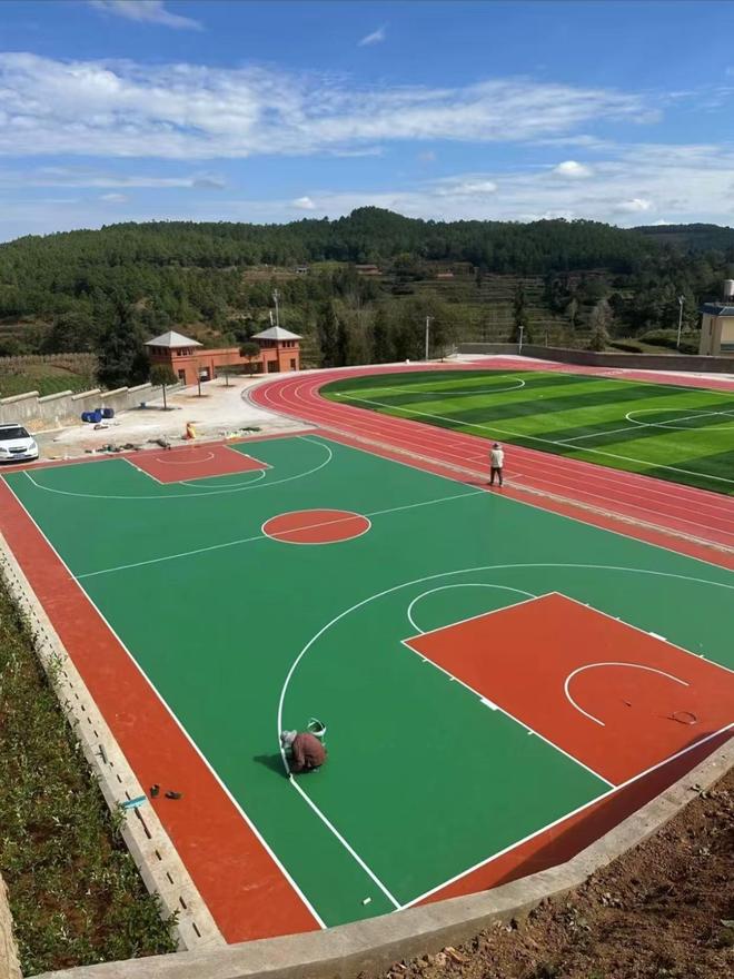 校园硅 PU 篮球场：选材与施工的特殊要求(图3)