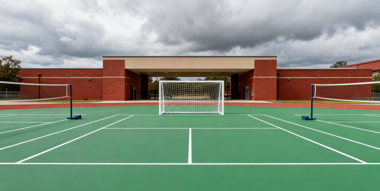 硅PU球场材料的革命性突破：弹性与硬度的完美平衡(图1)