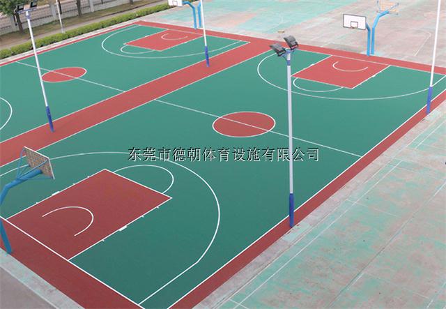 水泥地面变身丙烯酸篮球场不可忽视的步骤！(图1)