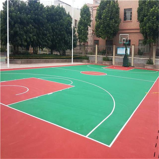硅PU球场施工流程(图1)