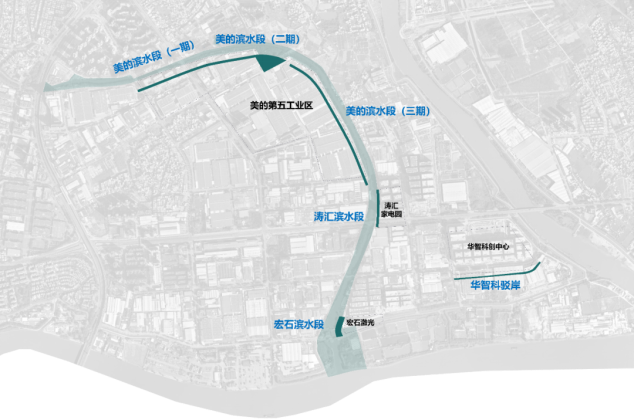 睿住天元设计｜水岸新生产城融合生态廊道北滘镇南工业片区焕新工程(图5)