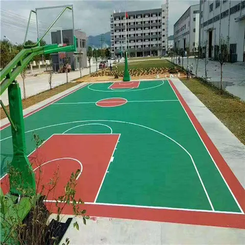 如何正确铺装硅PU篮球场(图1)